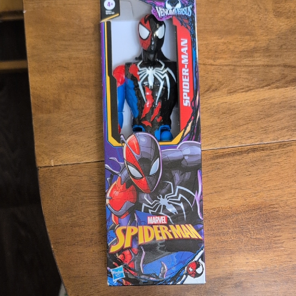 Marvel Spider-Man VenomVersus Titan Hero Series Spider-Man 12" In Action Figure